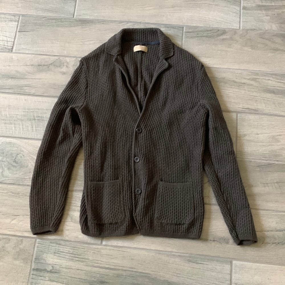 Falconeri brown button front sweater